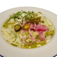 Poblano Shrimp Enchiladas